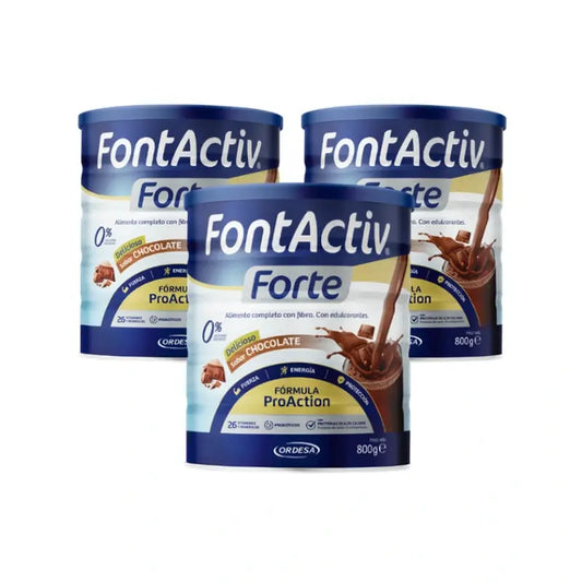 Fontactiv forte ProAction Schokolade, Packung 3x800g