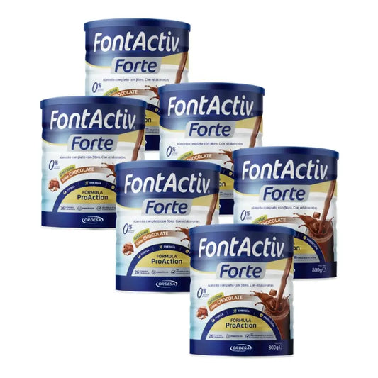 Fontactiv forte ProAction Schokolade, Packung 6x800g