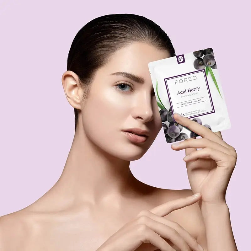 Foreo Farm To Face Sheet Maske - Acai Berry x3