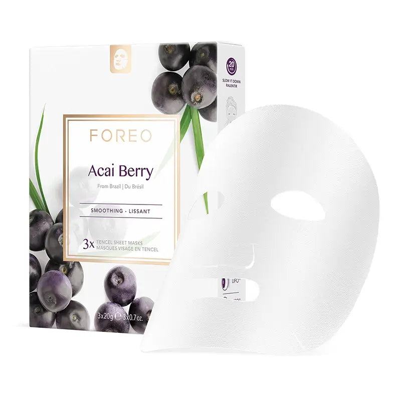 Foreo Farm To Face Sheet Maske - Acai Berry x3