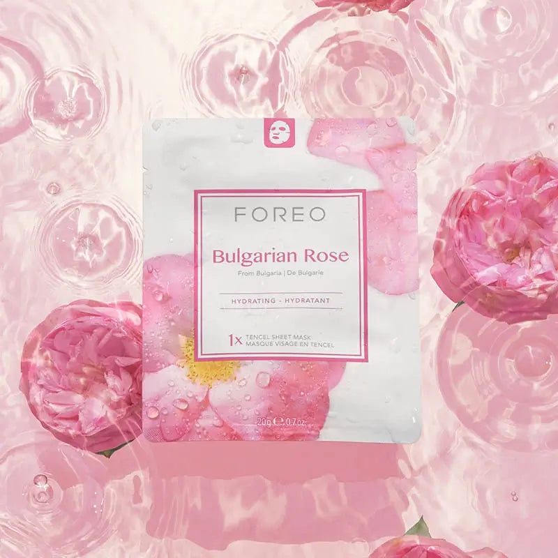 Foreo Farm To Face Sheet Maske - bulgarische Rose x3