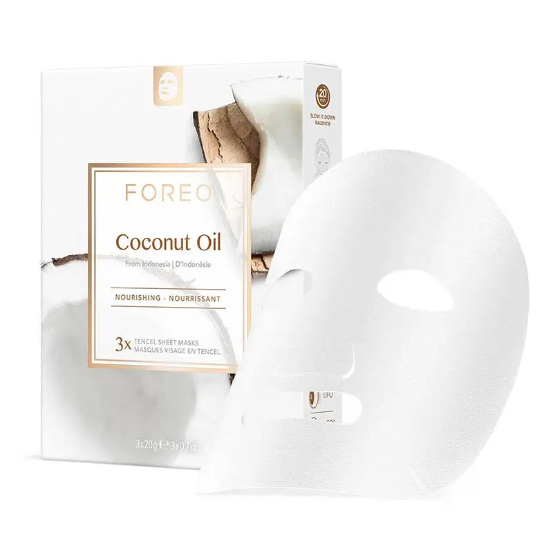 Foreo Farm To Face Sheet Maske - Kokosnussöl x3