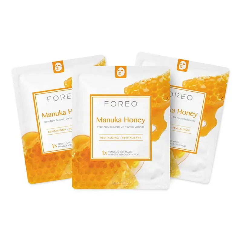 Foreo Farm To Face Blatt Maske - Manuka Honig x3