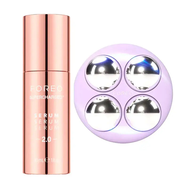 Foreo Supercharged™ Serum 2.0 + Foreo Bear™ 2 Body Lavender , 2 Stück.