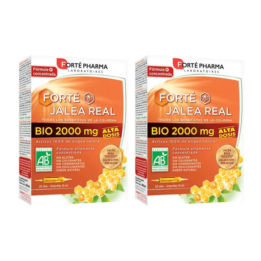 Forté Pharma Duplo Forté Gelée Royale Bio 2000 mg 2 x 20 Amp.