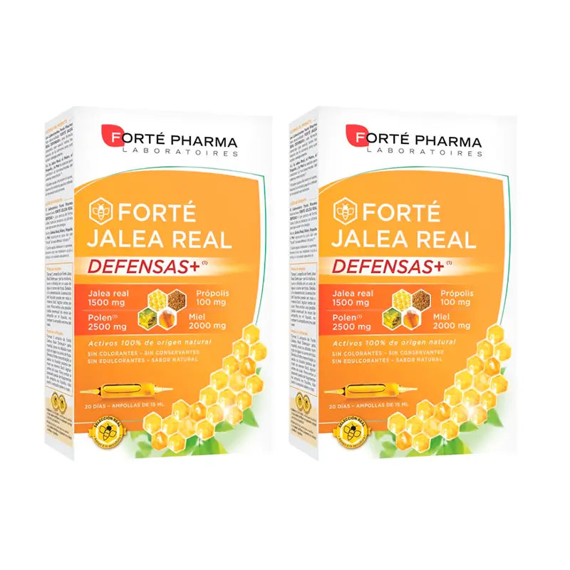 Forté Pharma Duplo Forté Gelée Royale Defence+, 2 x 20 Fläschchen