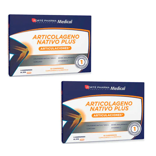 Forté Pharma Duplo Medical Articolageno Nativo Plus, 2 x 30 Tabletten