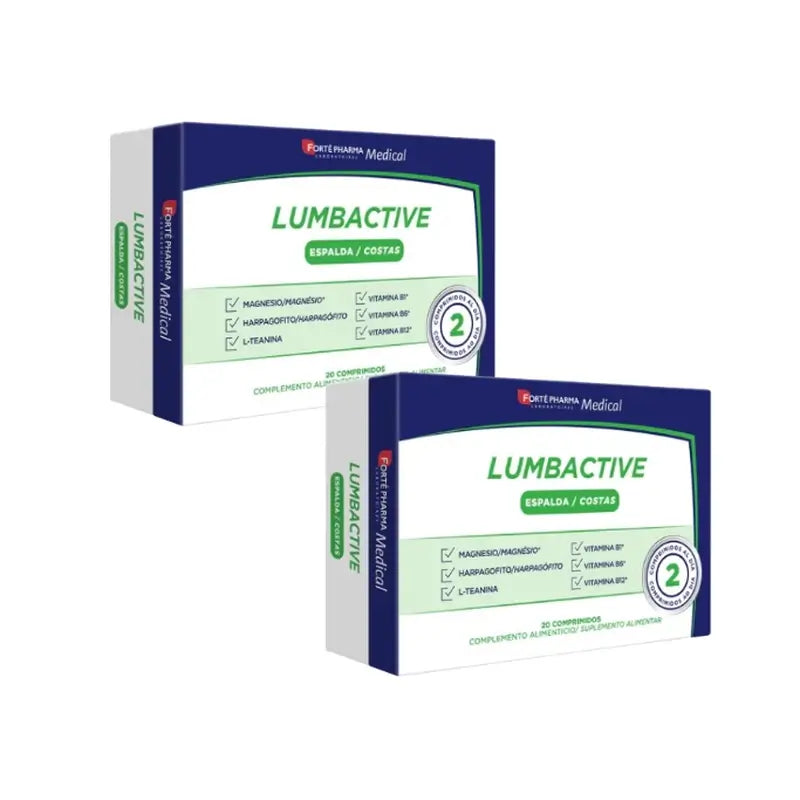 Forté Pharma Duplo Medical Lumbactive Rücken, 2 x 20 Tabletten