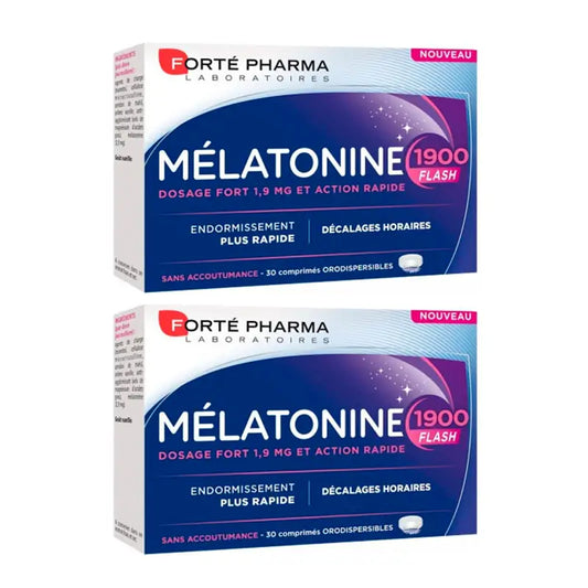 Forté Pharma Duplo Melatonin Flash 1900 2 x 30 Tabletten