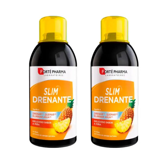 Forté Pharma Duplo Slim Draining Ananas-Geschmack, 2 x 500 ml