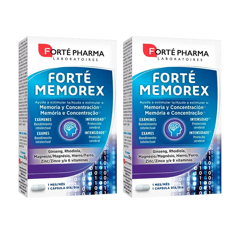 Forté Pharma Duplo Slim Draining Energy Memorex, 2 x 30 Tabletten
