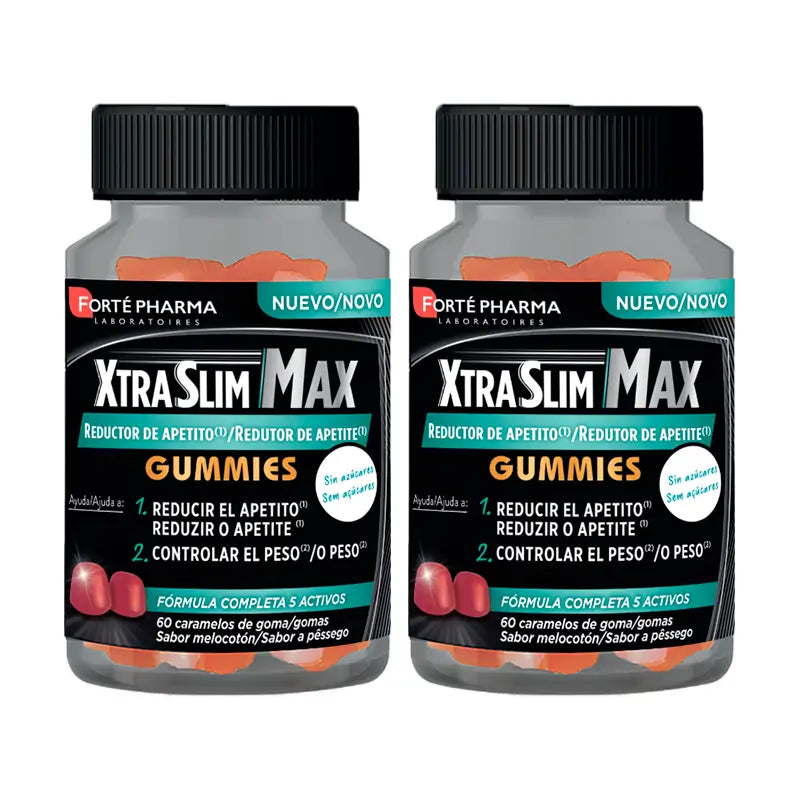 Forté Pharma Duplo Xtraslim Max Reducer Gummi 2 x 60 Bonbons