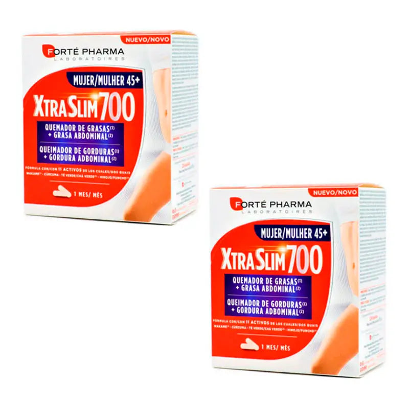 Forté Pharma Duplo Xtraslim700 Frau Fettverbrenner + Bauchfett 2 x 120 Kapseln