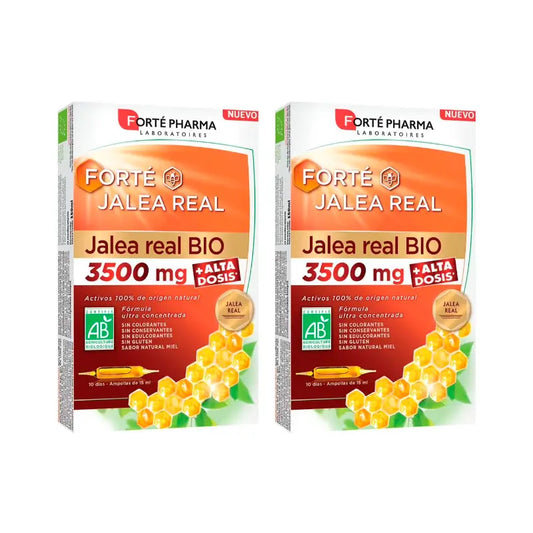 Forté Pharma Pack Forté Gelée Royale 3500 Mg, 2 x 10 Fläschchen