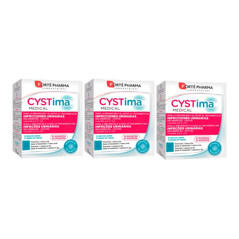 Forté Pharma Triplo Cystima Medical, 3 x 14 Umschläge