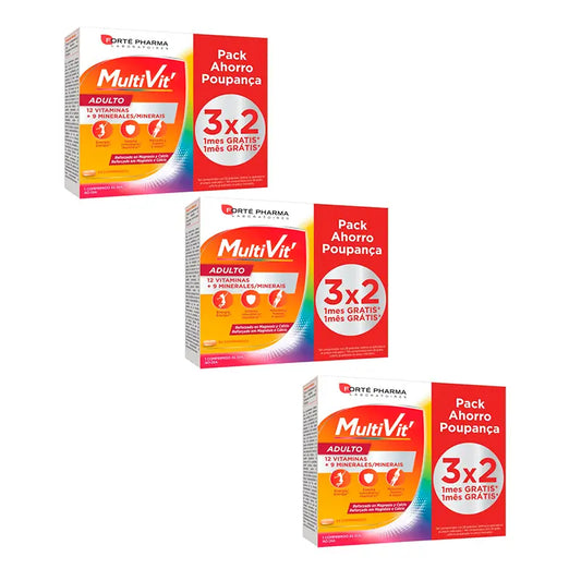 Forté Pharma Triplo Energy Multivit Erwachsene, 3 x 84 Tabletten