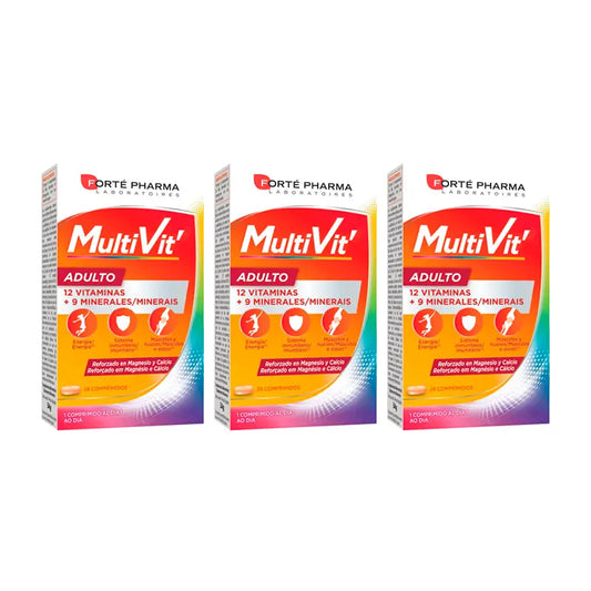 Forté Pharma Triplo Energy Multivitamine Erwachsene 3 x 28 Tabletten