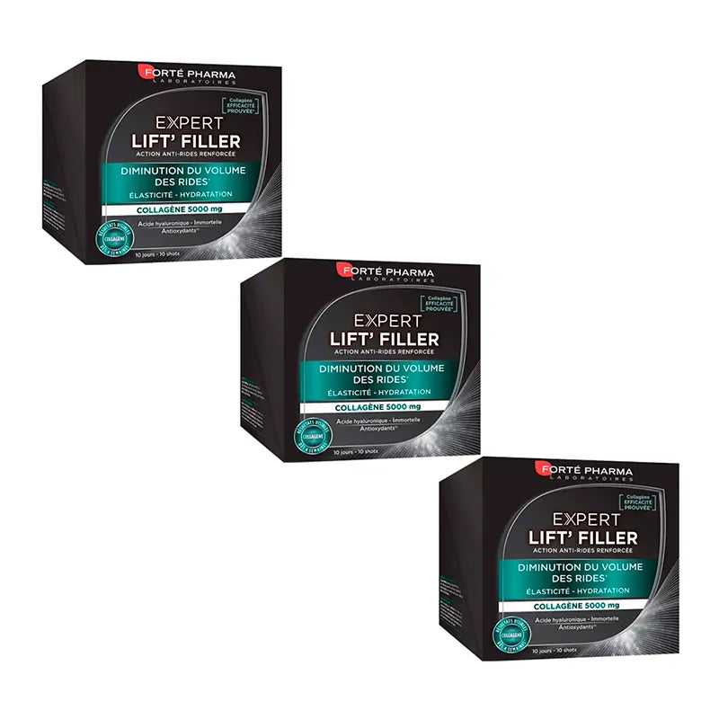 Forté Pharma Triplo Pharma Triplo Expert Lift Filler Volumenvermindernd, 3 x 300 ml