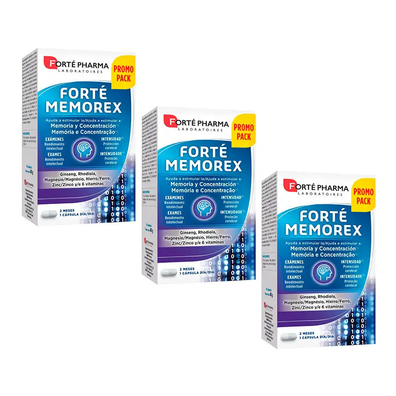 Forté Pharma Triplo Forté Memorex, 3 x 60 Kapseln