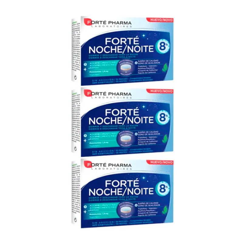Forté Pharma Triplo Forté Night 8H, 3 x 30 Tabletten