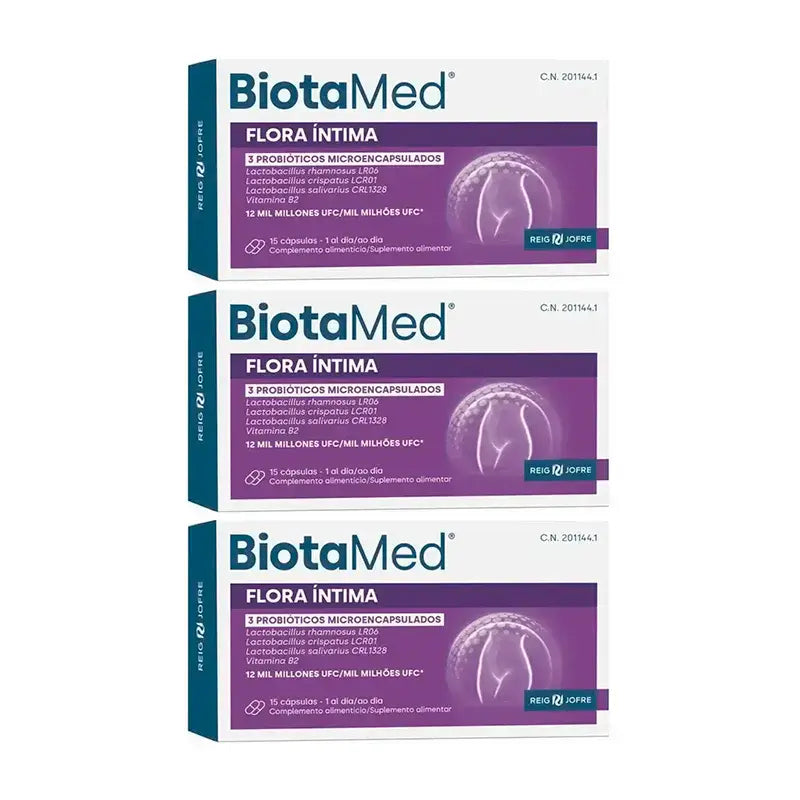 Biotamed Flora Intima, Packung 3 x 15 Kapseln