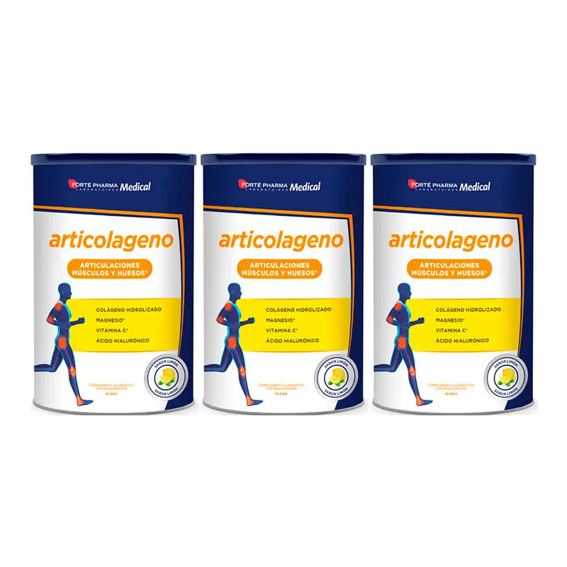 Forté Pharma Triplo Medical Articolageno Zitronengeschmack, 3 x 349,5gr