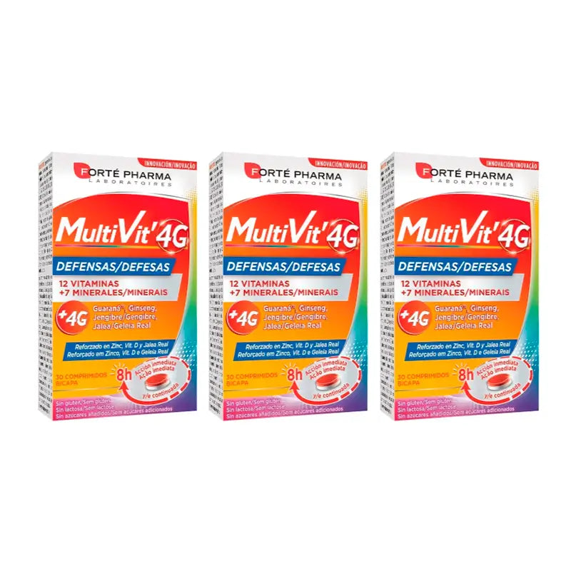 Forté Pharma Triplo Multivit 4 g Abwehrkräfte