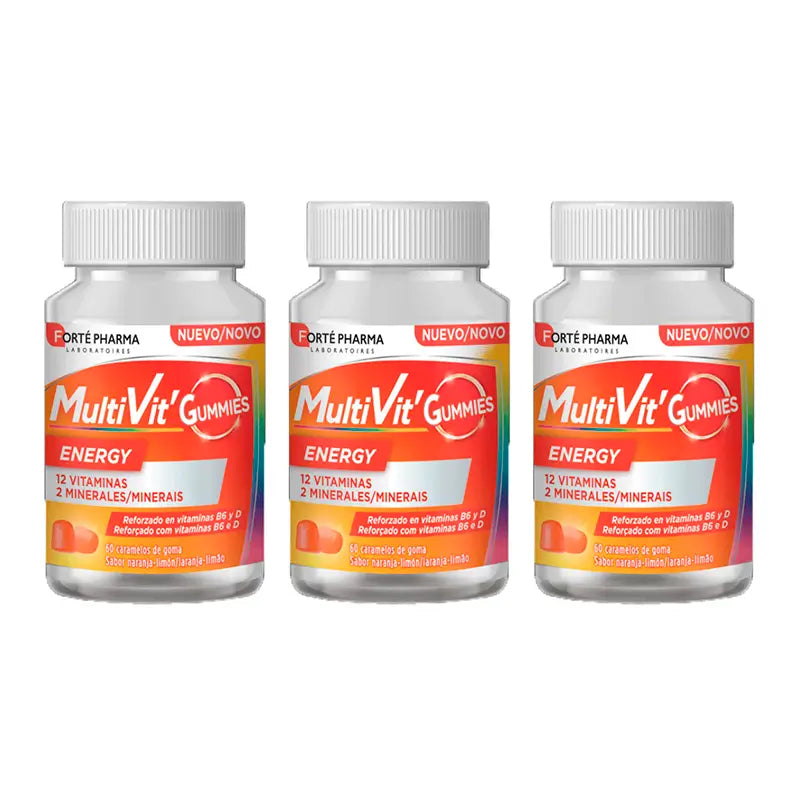 Forté Pharma Triplo Multivit Gummis 3 x 60 Gummibonbons