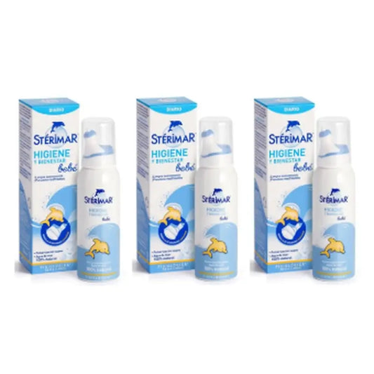 Forté Pharma Triplo Sterimar Baby Hygiene & Wellness 3 x 50 ml