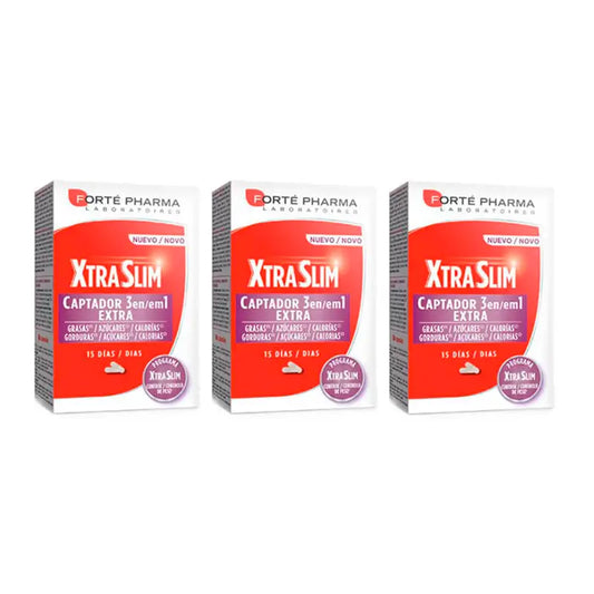 Forté Pharma Triplo Xtraslim Captador 3 in 1, 3 x 60 Kapseln