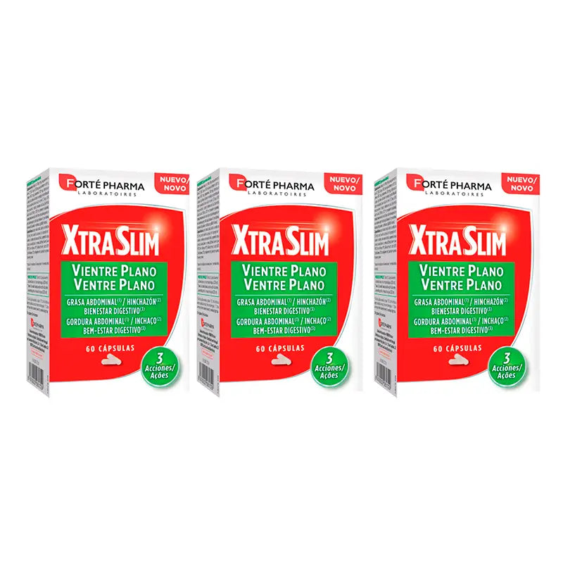 Forté Pharma Triplo Xtraslim Flat Belly 3 x 60 Kapseln