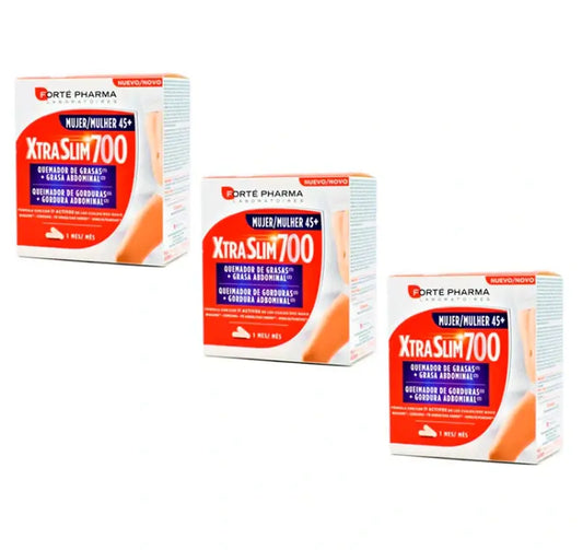 Forté Pharma Triplo Xtraslim700 Fettverbrenner für Frauen + Bauchfett 3 x 120 Kapseln