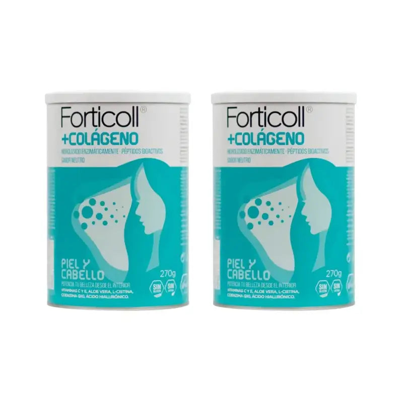 Forticoll Mandel Bioactive Collagen Haut & Haar, 2X270 Gr