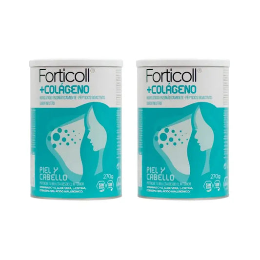 Forticoll Mandel Bioactive Collagen Haut & Haar, 2X270 Gr