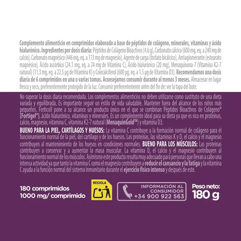 Forticoll Bioactive Collagen 180 Tabletten
