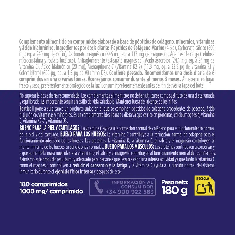 Forticoll Marine Kollagen 180 Tabletten