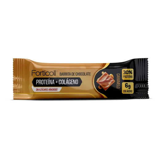 Forticoll Snack Protein Kollagen Karamell Box 12 Riegel X 50Gr