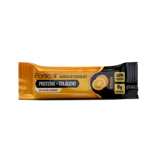 Forticoll Snack Protein Kollagen Orange Box 12 Riegel X 50Gr