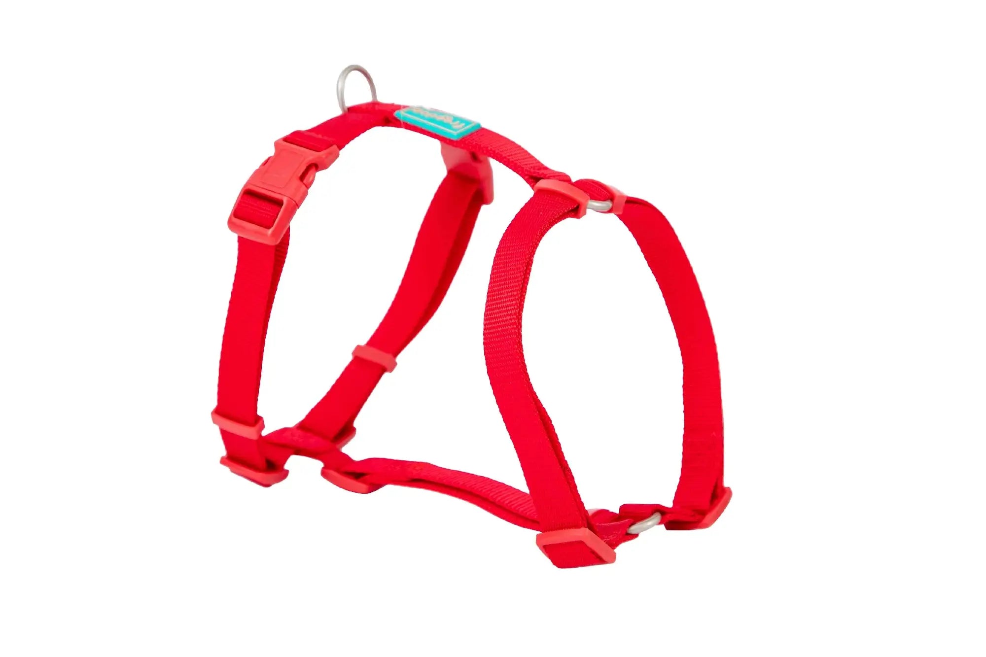 Freedog Nylon-Geschirr Basic Rot, 20 mm, 51/70 cm