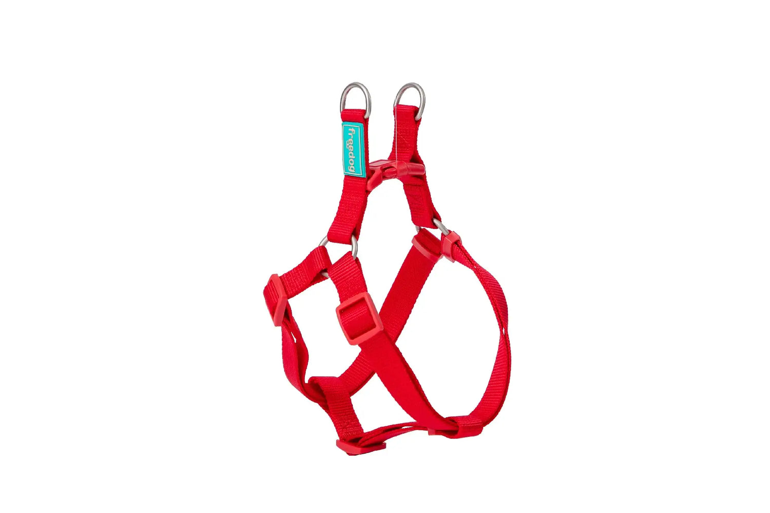 Freedog Nylon-Geschirr Basic Typ A Rot, 8 mm, 15/30 cm
