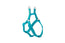Freedog Nylon-Geschirr Basic Typ A, türkis, 15 mm, 30/50 cm