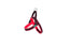 Freedog Soft Sport-Geschirr, rosa, 30 mm, 70/82 cm