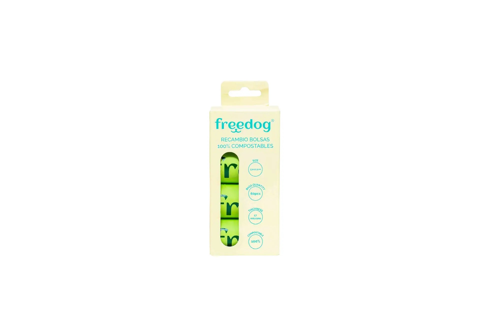 Biologisch abbaubare Freedog-Kotbeutel (4R/15B)