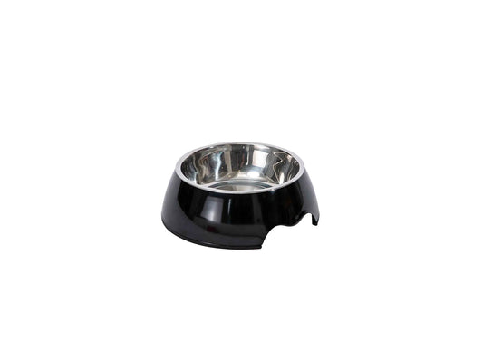 Freedog Schüssel Edelstahl Melamin Schwarz L 19Cm, 520 ml