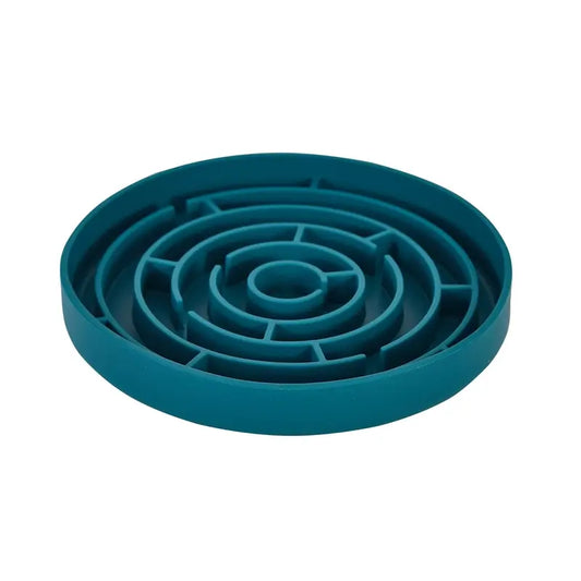 Freedog Schüssel Soft Slow Food Blau Teal 22 X 22 X 3,5 Cm
