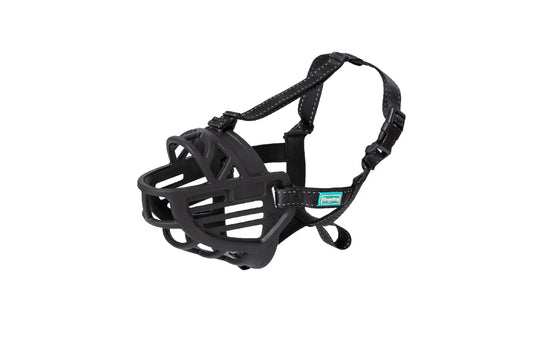 Freedog Maulkorb Ergo Plus Schwarz L, 31 cm