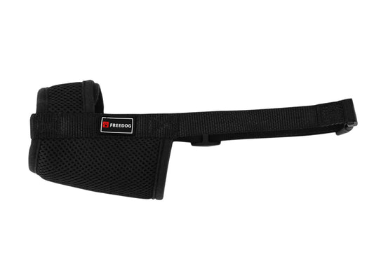 Freedog Maulkorb Soft Schwarz M