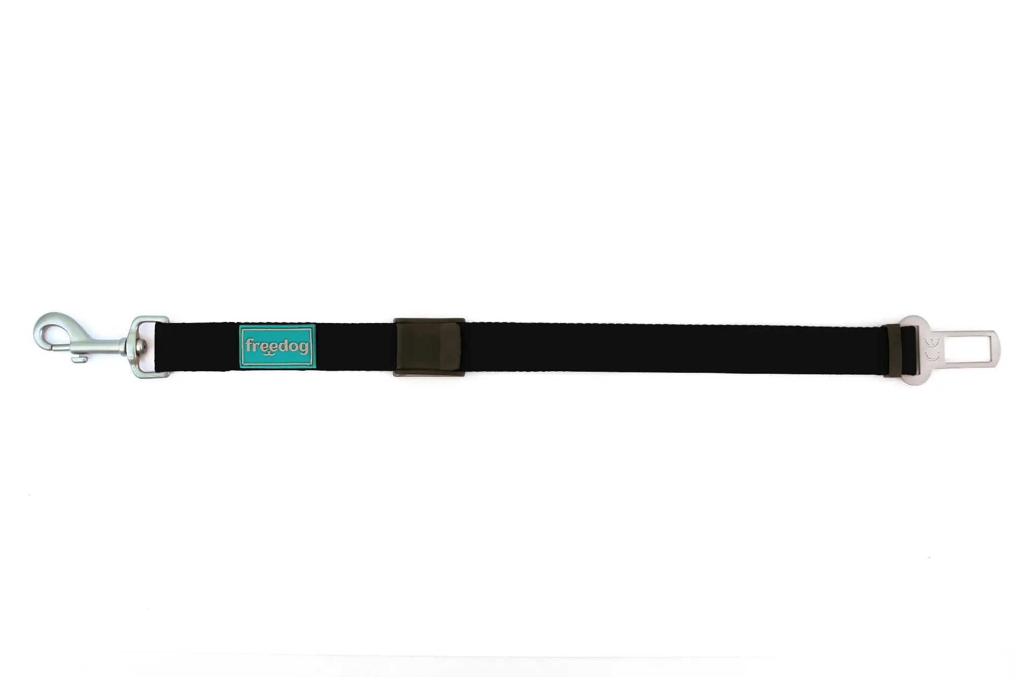 Freedog Sicherheitsgurt für das Auto, schwarz, 25 mm, 36/56 cm