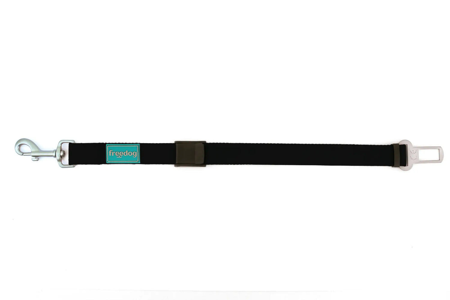 Freedog Sicherheitsgurt für das Auto, schwarz, 25 mm, 36/56 cm