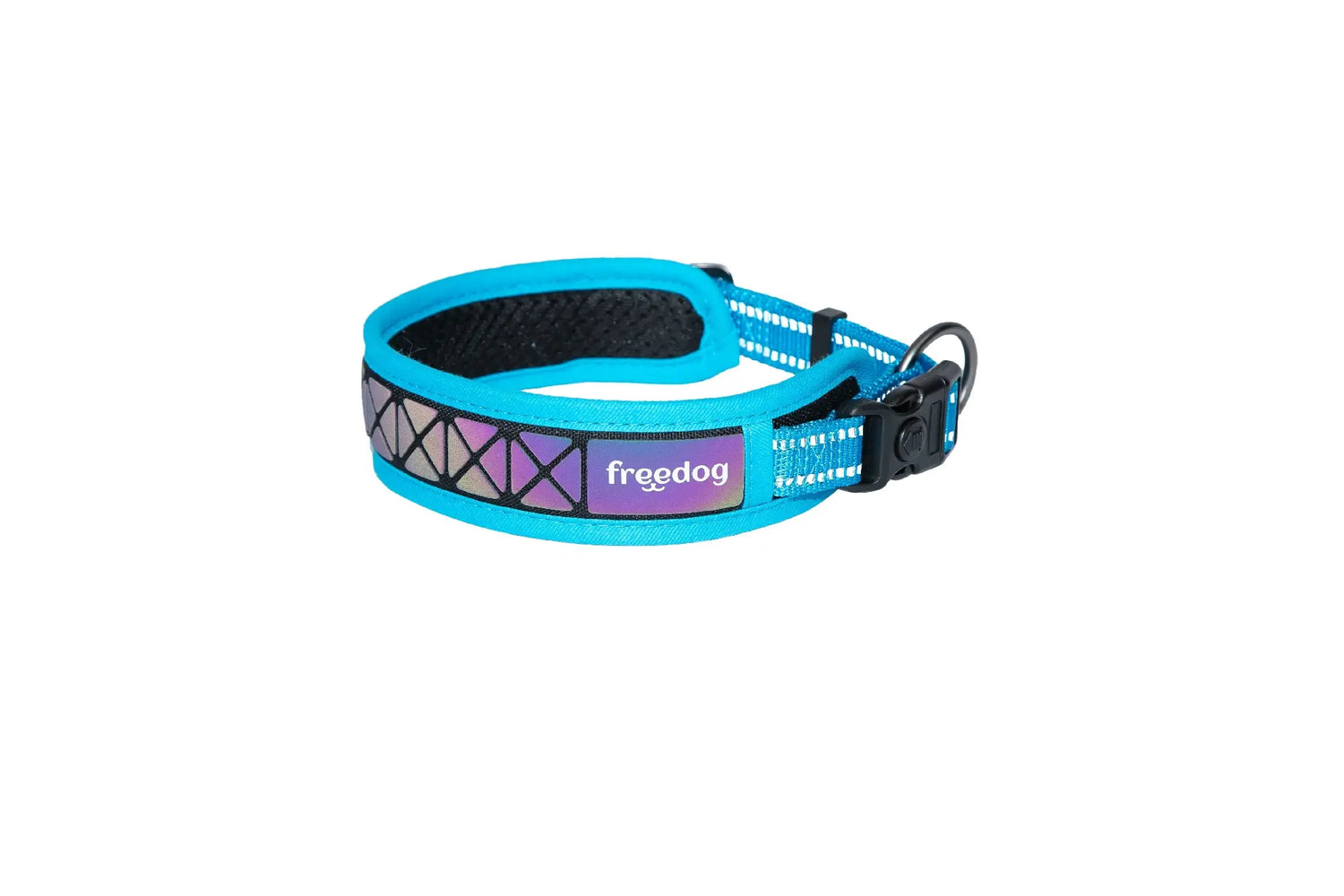 Freedog Halsband „Boreal“ Blau Capri, 15 mm, 30/42 cm